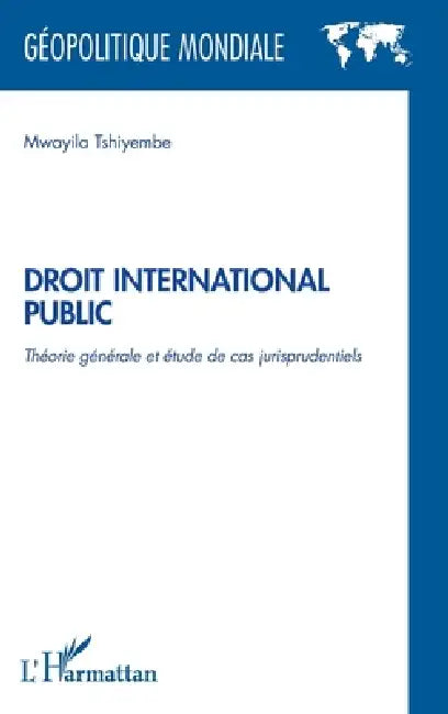 Droit international public: Théorie générale et étude de cas jurisprudentiels by Mwayila Tshiyembe