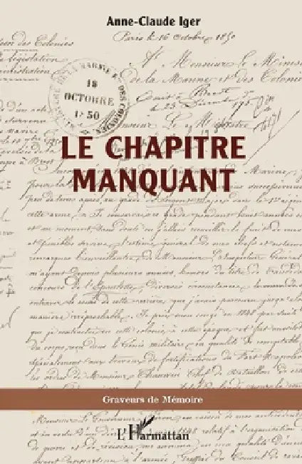 Le chapitre manquant by Anne-Claude Iger