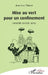 Mise au vert pour un confinement: Comédie en trois actes by Jean-Luc Tabard