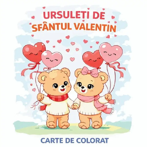 Ursuleți de Sfântul Valentin - Carte de colorat by Chris Martin