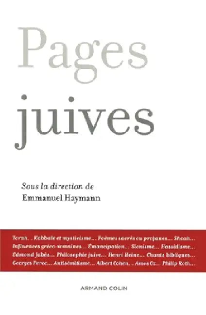 Pages juives by Emmanuel Haymann