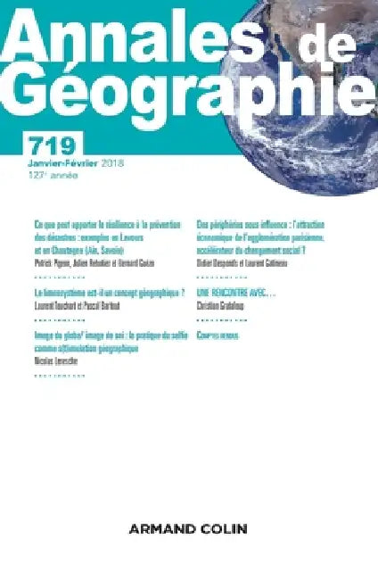 Annales de géographie - N°719 1/2018 Varia: Varia by Collectif