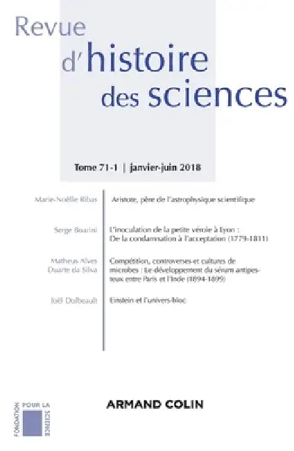 Revue d'histoire des sciences (1/2018) Sciences, pouvoirs et culture matérielle: Le laboratoire dan: Sciences, pouvoirs et culture matérielle: Le labo by Collectif