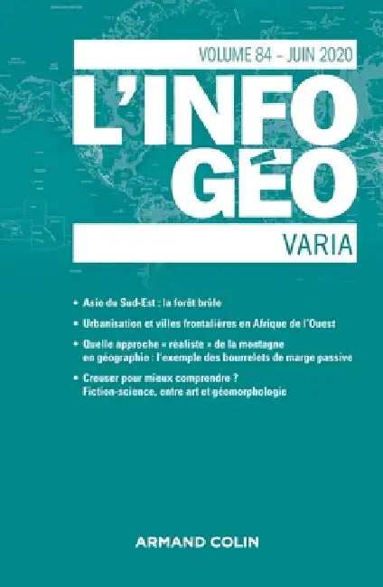 L'information géographique - n°2/2020 Varia: Varia by Collectif