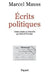 Ecrits politiques by Marcel Mauss