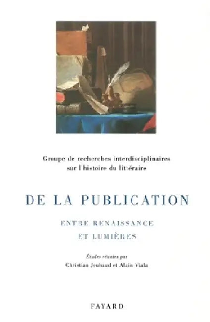De la publication by Jouhaud+vialat