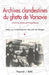 Archives clandestines du ghetto de Varsovie - Tome 1 by Ringelblum-E