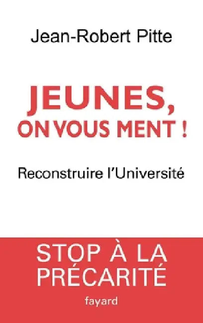 Jeunes, on vous ment ! by Pitte-J R.
