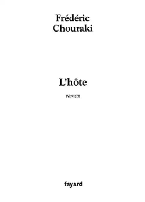 L'hôte by Frédéric Chouraki
