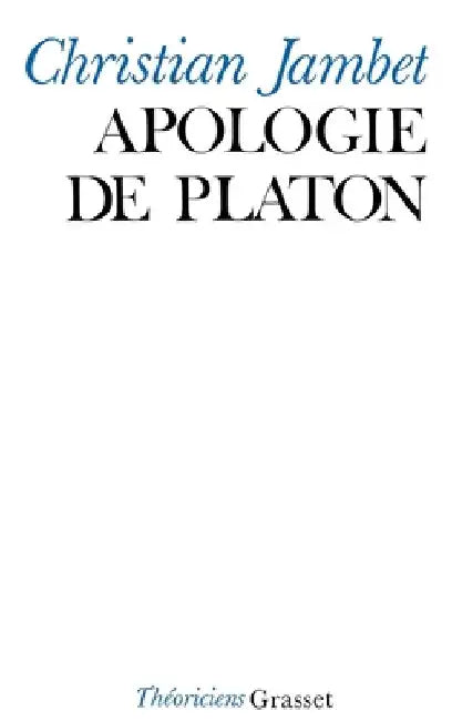 Apologie de Platon by Jambet-C