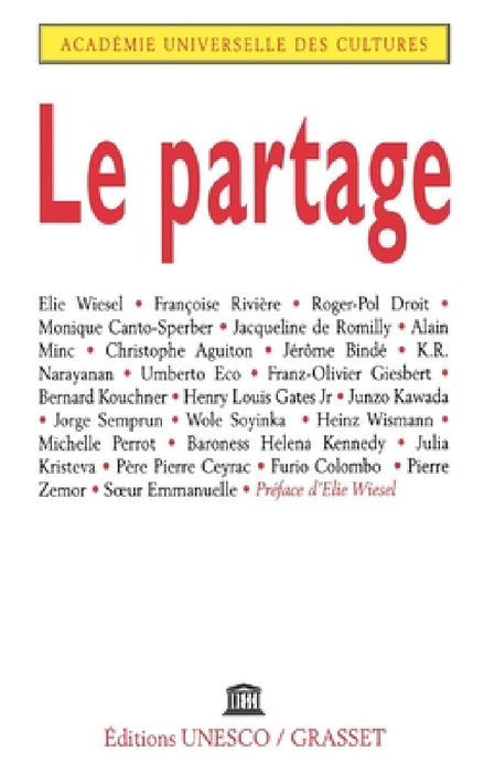 Le partage by Académie Universelle Des Cultures