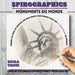 Spirographics monuments du monde: SPIROGLYPHICS livre de Coloriages en spirales antistress pour une relaxation totale. Coloriez et révélez les monumen by Enola Thims