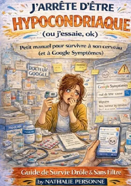 J'arrete d'etre hypocondriaque (ou j'essaie, ok): Petit manuel pour survivre a son cerveau (et a Google Symptomes) by Nathalie Personne