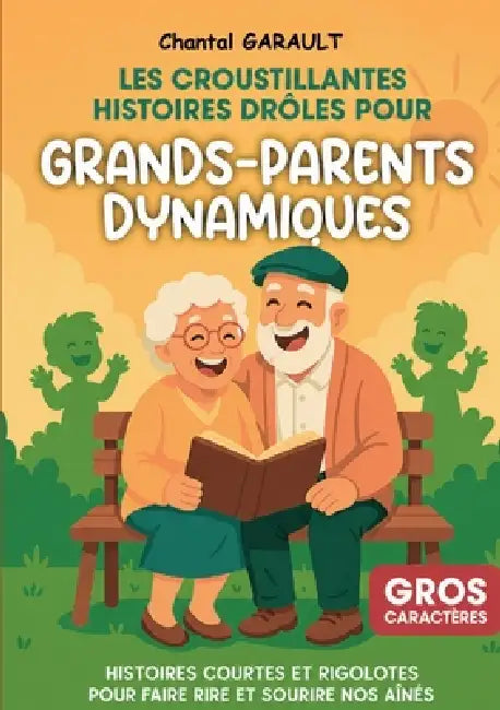 Les croustillantes histoires drôles pour grands-parents dynamiques: Histoires courtes et rigolotes pour faire rire et sourire nos aînés by Chantal Garault