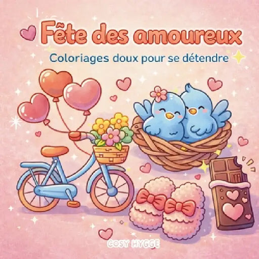 Fête des amoureux: Coloriages doux pour se détendre by Cosy Hygge