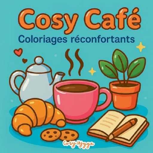 Cosy Café: Coloriages réconfortants by Cosy Hygge