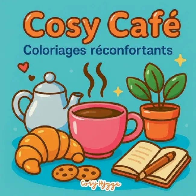 Cosy Café: Coloriages réconfortants by Cosy Hygge