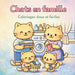 Chats en famille: Coloriages doux et faciles by Cosy Hygge