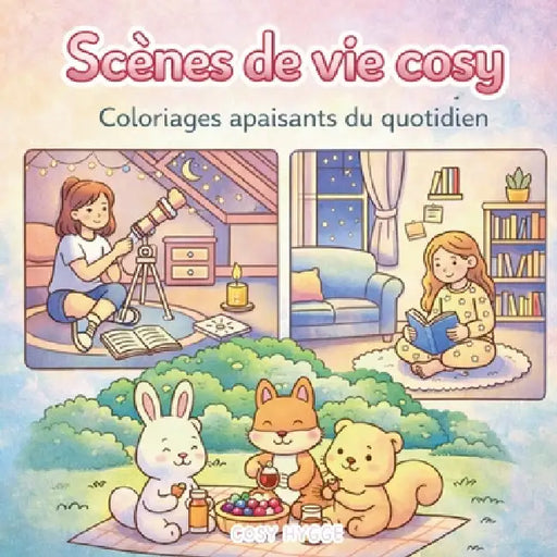 Scènes de vie cosy: Coloriages apaisants du quotidien by Cosy Hygge