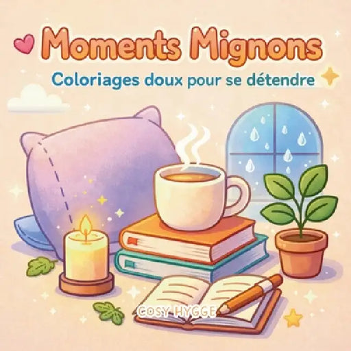 Moments Mignons: Coloriages doux pour se détendre by Cosy Hygge