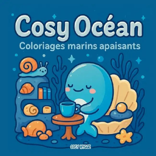 Cosy Océan: Coloriages marins apaisants by Cosy Hygge