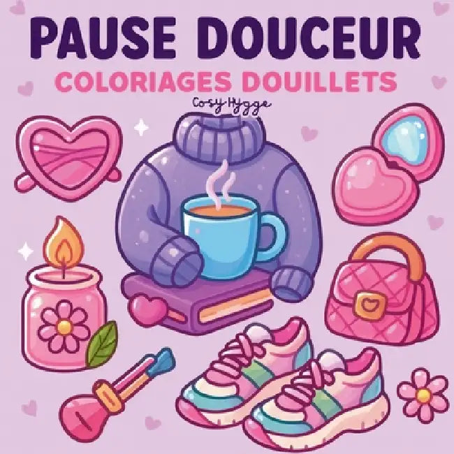 Pause douceur: Coloriages douillets by Cosy Hygge