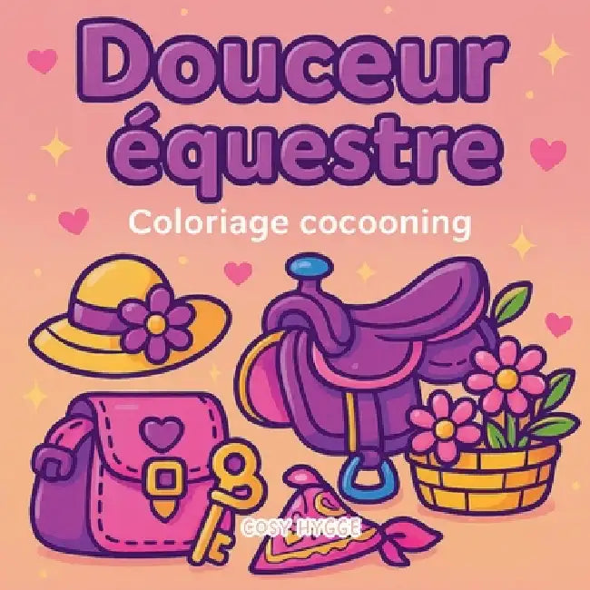 Douceur équestre: Coloriages cocooning by Cosy Hygge