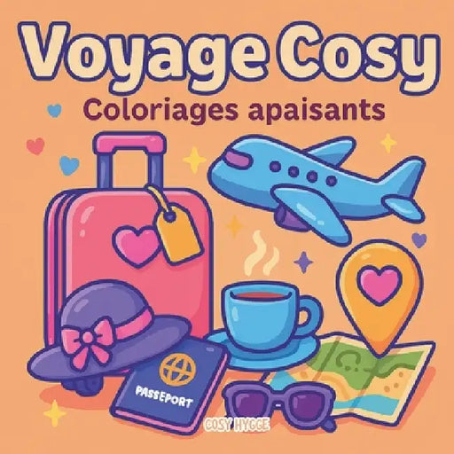 Voyage cosy: Coloriages apaisants by Cosy Hygge