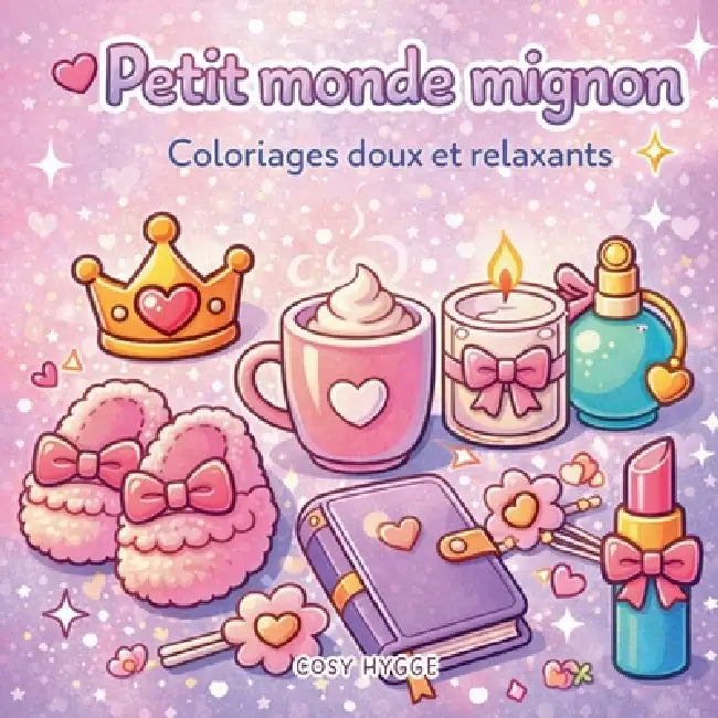 Petit monde mignon: Coloriages doux et relaxants by Cosy Hygge