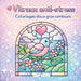 Vitraux anti-stress: Coloriages doux gros contours by Cosy Hygge