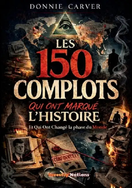 Les 150 Complots qui ont marqué l'histoire et qui ont Changé la phase du Monde: Enquêtes et archives sur Les véritables mécanismes du pouvoir révélés by Donnie Carver, Investig' Nations