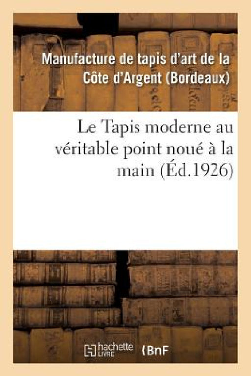 Le Tapis moderne au véritable point noué à la main by Manufacture Tapis d'Art