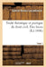 Traité théorique et pratique de droit civil. Tome 1. Des biens by Baudry-Lacantinerie-G