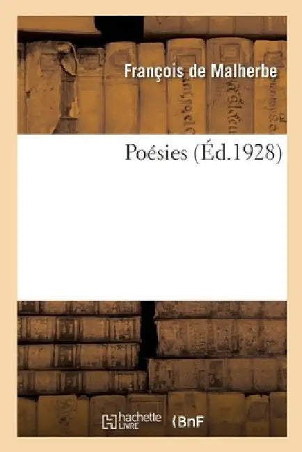 Poésies by François Malherbe
