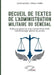 Recueil de textes de l'administration militaire du Sénégal by Sékou Kaba, Mbaye Cissé