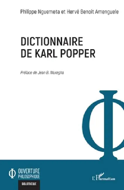 Dictionnaire de Karl Popper by Philippe Nguemeta, Hervé Benoit Amenguele, Jean B. Muregha