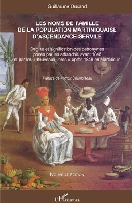 Les noms de famille de la population martiniquaise d'ascendance servile: Origine et signification des patronymes portés par les affranchis avant 1848 by Guillaume Durand, Patrick Chamoiseau