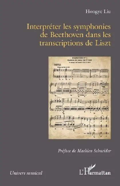 Interpréter les symphonies de Beethoven dans les transcriptions de Franz Liszt by Hongye Liu, Mathieu Schneider
