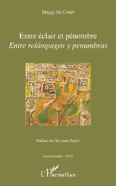 Entre éclair et pénombre: Entre relàmpagos y penumbras Edition bilingue Français/Espagnol - Préface de Giovanni Dotoli by de Coster Maggy