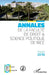 Annales de la faculté de Droit et Science politique de Nice: Année 2016 by Yves Strickler