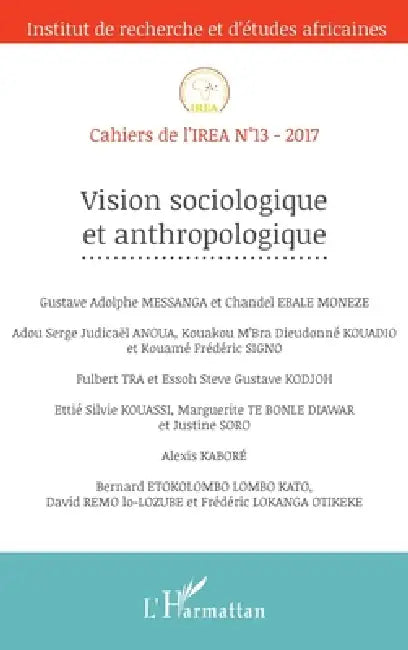 Vision sociologique et anthropologique by Zeinabou Ahmadou Tounkara