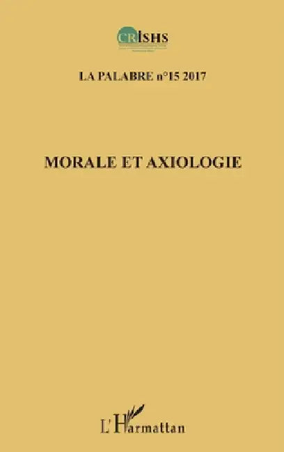 Morale et axiologie by Ake Patrice Jean