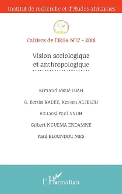 Vision sociologique et anthropologique by Zeinabou Ahmadou Tounkara