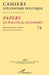 Cahiers d'économie politique 74: Histoire de la pensée en théorie by Mardellat Patrick