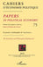 Cahiers d'économie politique 75: Economie et philosophie de l'exploitation by Mardellat Patrick