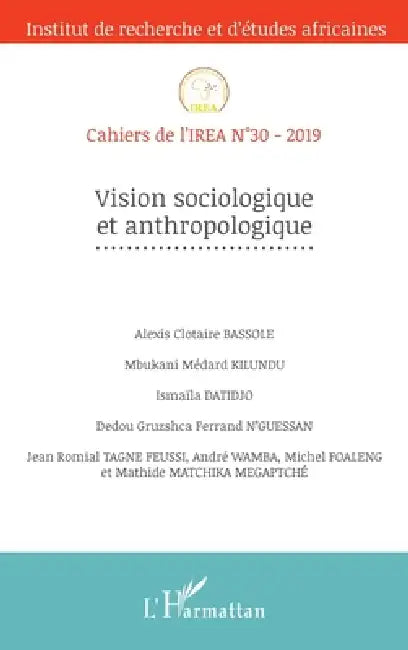 Vision Sociologique Et Anthropologique by Collectif