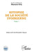 Autopsie de la société ivoirienne Tome 1 by Macaire Etty