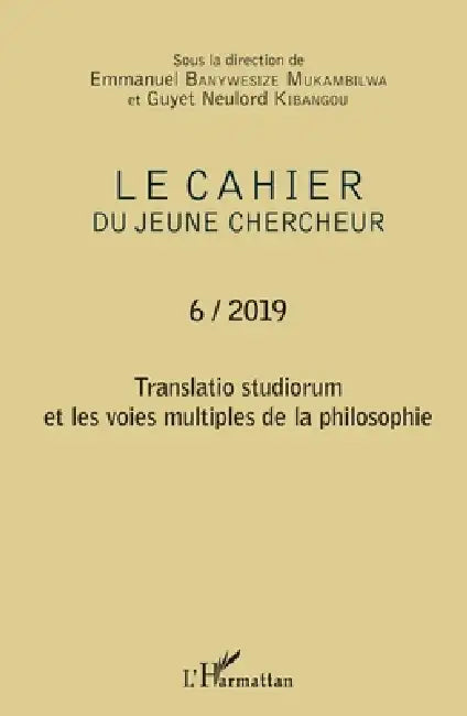 Translatio studiorum et les voies multiples de la philosophie by Marcel Nguimbi