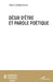 Désir d'être et parole poétique by Roose Marie Clotilde