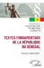 Textes fondamentaux de la République du Sénégal by Boubacar Ba, Abdou Aziz Daba Kébé, Sidy Alpha Ndiaye